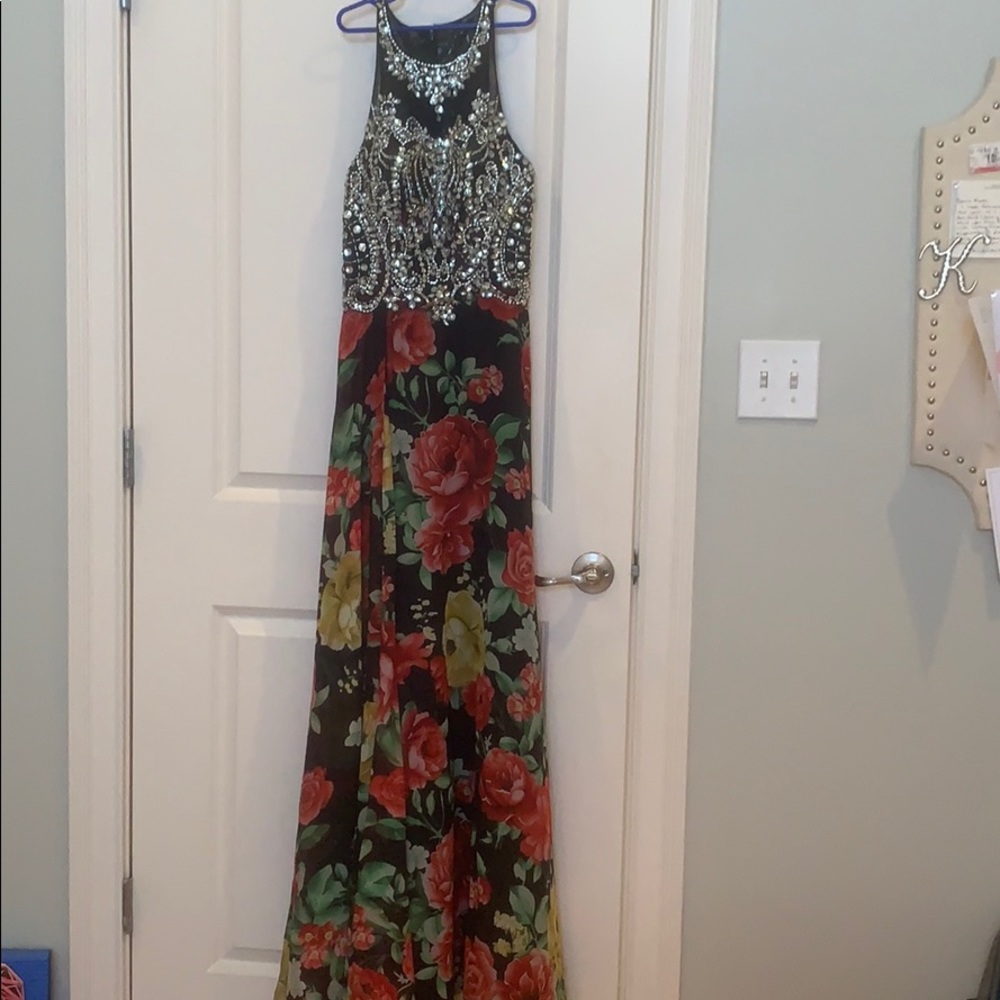 Floor length formal dress